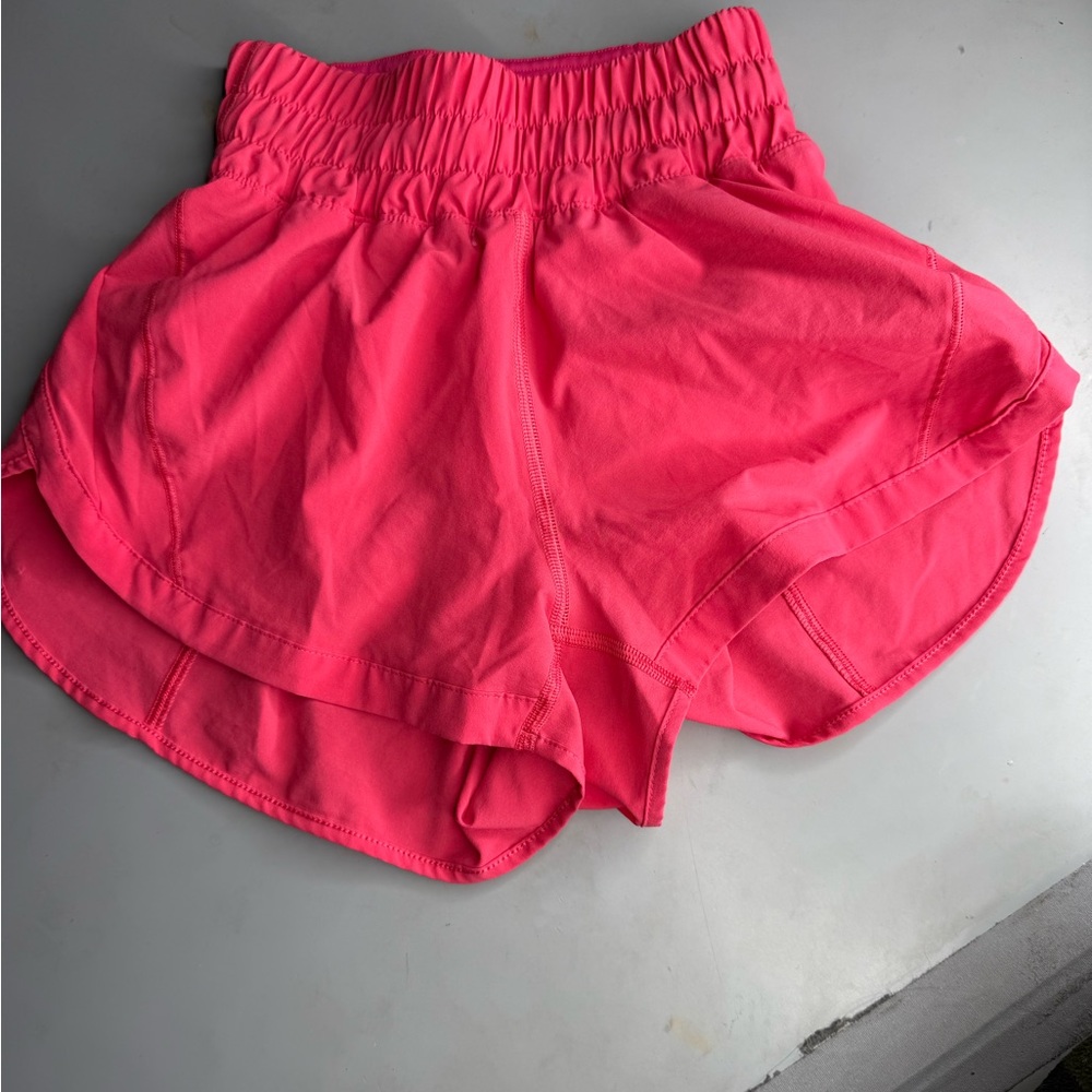 Lululemon Coral Athletic Shorts